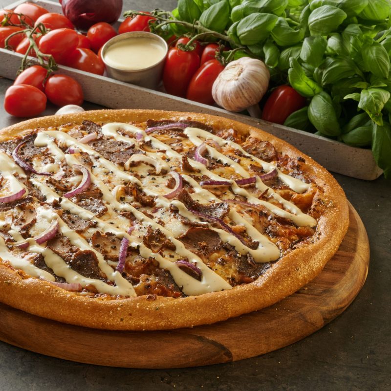 Beef Kebab Pizza
